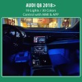 DIQ AMBIENT AUDI Q8 mod. 2018> (Digital iQ Ambient Light Audi Q2 mod. 2018>, 19 Lights)