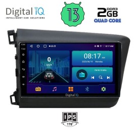 DIGITAL IQ BXB 11904D_GPS (9inc) MULTIMEDIA TABLET OEM HONDA CIVIC  4Doors mod. 2012-2016
