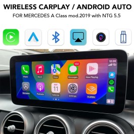 DIGITAL IQ BZ 247 CPAA (CARPLAY / ANDROID AUTO BOX for MERCEDES A Class W177 mod.2019 with NTG 5.5)