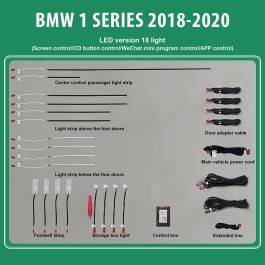 DIQ AMBIENT BMW S.1 (F40) mod. 2018> (Digital iQ Ambient Light BMW Series 1 mod.2018>, 18 Lights)