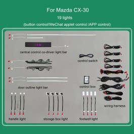 DIQ AMBIENT MAZDA CX-3 mod.2014> (Digital iQ Ambient Light Mazda CX-3 mod. 2014>, 19 Lights)