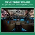 DIQ AMBIENT PORSCHE CAYENNE 19 Lights (Digital iQ Ambient Light for Porsche Cayenne mod.2010-2017, 19 Lights)