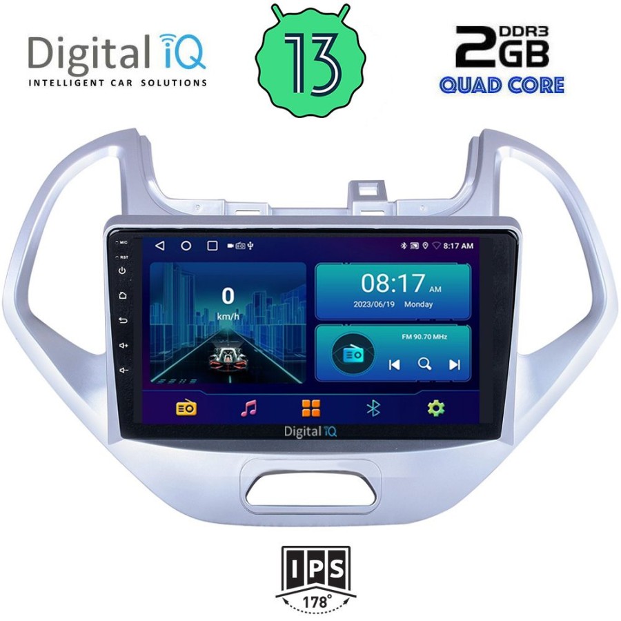 DIGITAL IQ BXB 1167LO_GPS (9inc) MULTIMEDIA TABLET OEM FORD KA mod. 2017>