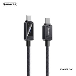 REMAX RC-C069 C-C Type-C to Type-C 100W Fast Charging Cable with Display