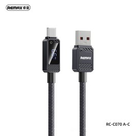 REMAX RC-C070_A-C USB-A to Type-C 66W Fast Charging Cable with Display