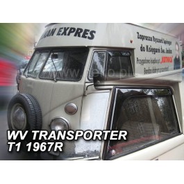 VW TRANSPORTER T1 2D -1969 - (ΑΥΤΟΚΟΛΛΗΤΟΙ)  ΑΝΕΜΟΘΡΑΥΣΤΕΣ ΑΥΤΟΚΙΝΗΤΟΥ ΑΠΟ ΕΥΚΑΜΠΤΟ ΦΙΜΕ ΠΛΑΣΤΙΚΟ HEKO - 2 ΤΕΜ.
