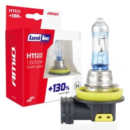 H11 12V 55W PGJ19-2 LUMITEC LIMITED +130%  UP TO 40m AMIO - 2 ΤΕΜ.