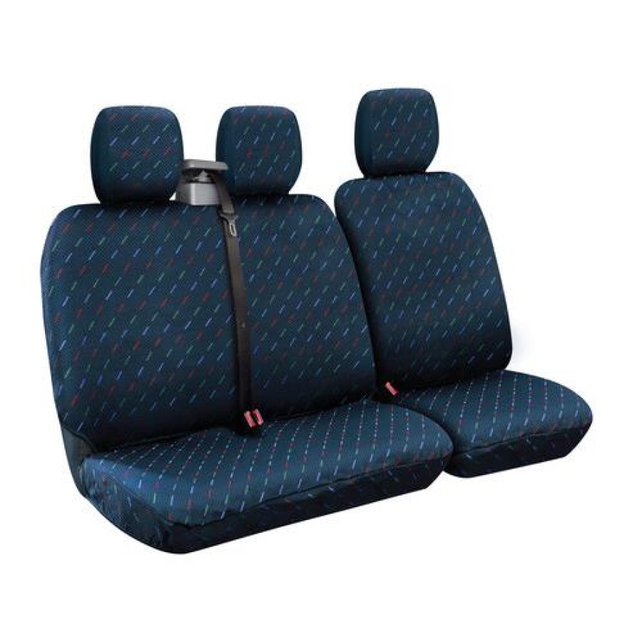Καλύμματα Καθισμάτων Dido-2,  με επανατυλικτήρα ζώνης - Μπλε Καλύμματα Καθισμάτων Φορτηγών - Κουρτινάκια Αξεσουαρ Αυτοκινητου - ctd.gr