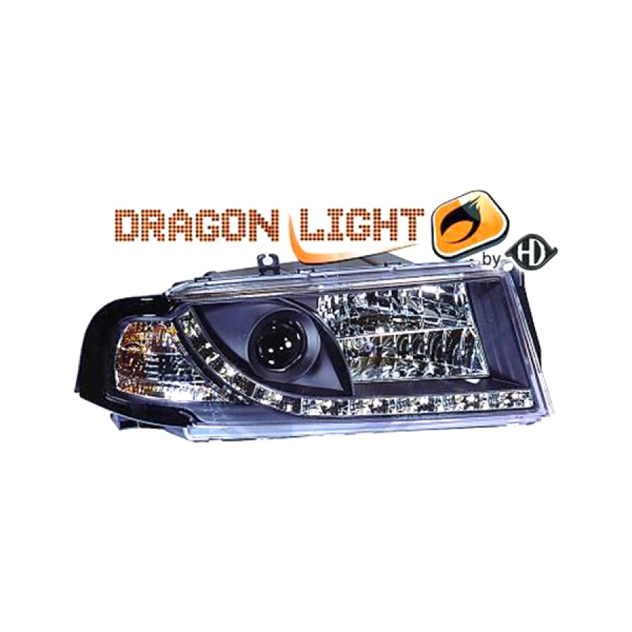 Φανάρια diederichs Angel Eyes για SKODA OCTAVIA 4 97-04 DRAGONLIGHT+LED BLACK Skoda Αξεσουαρ Αυτοκινητου - ctd.gr
