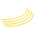 Διακοσμητικά Αυτοκόλλητα Ζάντας Πλαστικά - Κίτρινα 14-15-16 Προστατευτικά Ζαντών-Ελαστικών Αξεσουαρ Αυτοκινητου - ctd.gr
