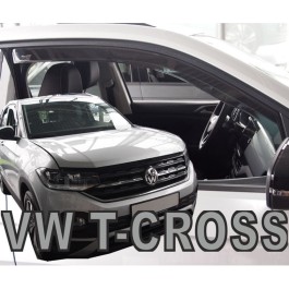 VW T-CROSS 5D 2019> ΖΕΥΓΑΡΙ ΑΝΕΜΟΘΡΑΥΣΤΕΣ ΑΥΤΟΚΙΝΗΤΟΥ ΑΠΟ ΕΥΚΑΜΠΤΟ ΦΙΜΕ ΠΛΑΣΤΙΚΟ HEKO - 2 ΤΕΜ.