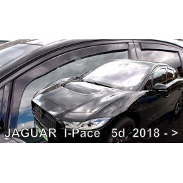 JAGUAR I-PACE 5D 2018+​ ΣΕΤ ΑΝΕΜΟΘΡΑΥΣΤΕΣ ΑΥΤΟΚΙΝΗΤΟΥ ΑΠΟ ΕΥΚΑΜΠΤΟ ΦΙΜΕ ΠΛΑΣΤΙΚΟ HEKO - 4 ΤΕΜ.
