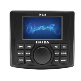 HASDA MP3 PLAYER H-335  4x40W ΜΕ ΡΑΔΙΟΦΩΝΟ/USB/BLUETOOTH (ΑΔΙΑΒΡΟΧΟ/ΣΤΡΟΓΓΥΛΟ/ΜΑΥΡΟ)