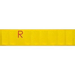 Πινακίδα Αλουμινίου Φορτηγού σε Κίτρινο Χρώμα.