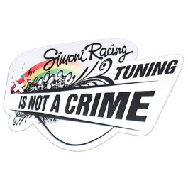 ΑΥΤΟΚΟΛΛΗΤΟ ''TUNING IS NOT A CRIME'' 150x100mm 1ΤΕΜ.