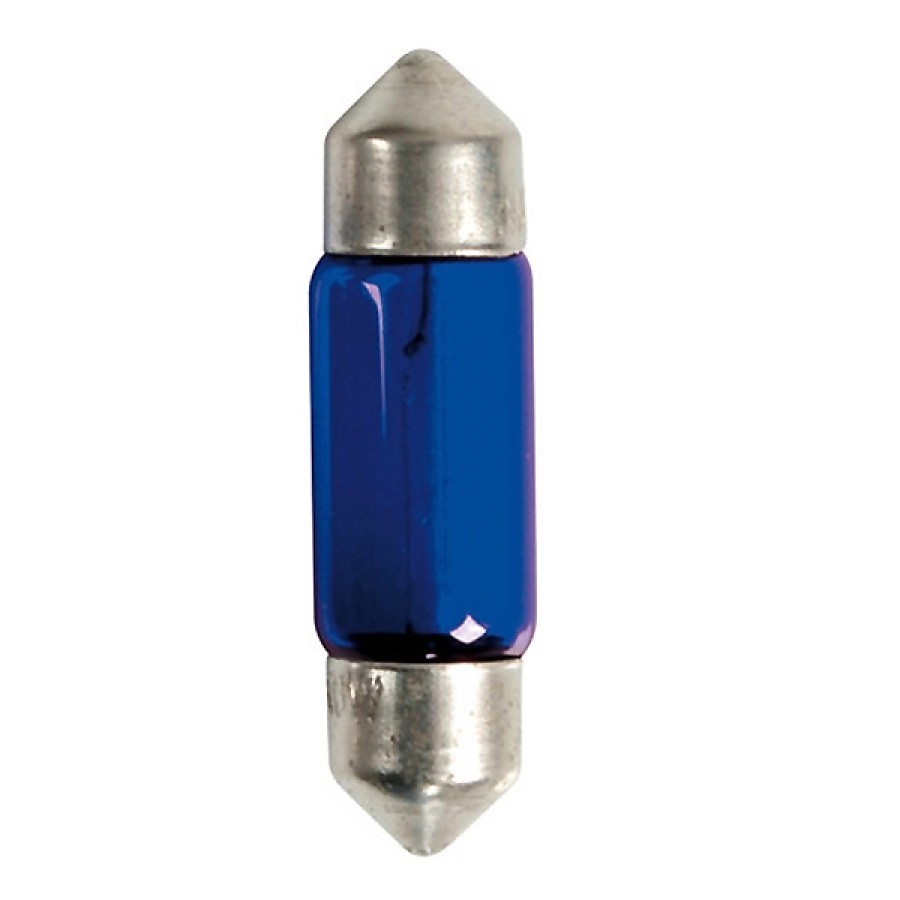 ΛΑΜΠΑΚΙΑ ΠΛΑΦΟΝΙΕΡΑΣ C10W 12V 10W SV8,5-8 (11x35mm) BLUE DYED-GLASS BLISTER - 2 ΤΕΜ. Χρωματιστά Λαμπάκια Αξεσουαρ Αυτοκινητου - ctd.gr