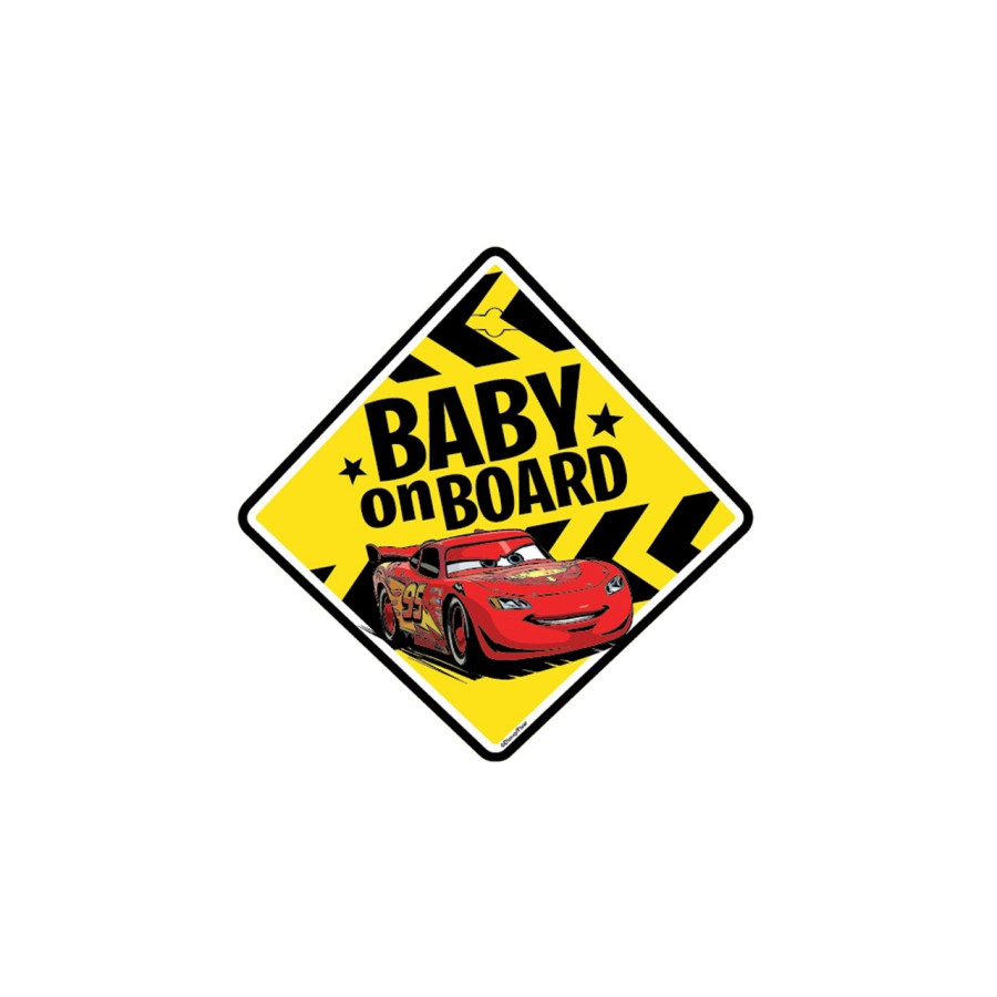 BABY ON BOARD ΕΝΔΕΙΞΗ MCQUEEN CARS ΑΜΙΟ - 1 ΤΕΜ. Διακοσμητικά αυτοκόλλητα Αξεσουαρ Αυτοκινητου - ctd.gr