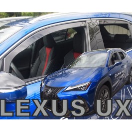 LEXUS UX 5D 2019> ΣΕΤ ΑΝΕΜΟΘΡΑΥΣΤΕΣ ΑΥΤΟΚΙΝΗΤΟΥ ΑΠΟ ΕΥΚΑΜΠΤΟ ΦΙΜΕ ΠΛΑΣΤΙΚΟ HEKO - 4 ΤΕΜ.