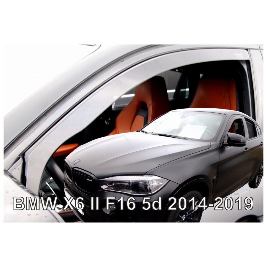 BMW X6 F16 5D 2014-2019  ΖΕΥΓΑΡΙ ΑΝΕΜΟΘΡΑΥΣΤΕΣ ΑΠΟ ΕΥΚΑΜΠΤΟ ΦΙΜΕ ΠΛΑΣΤΙΚΟ HEKO - 2 ΤΕΜ.  Αξεσουαρ Αυτοκινητου - ctd.gr