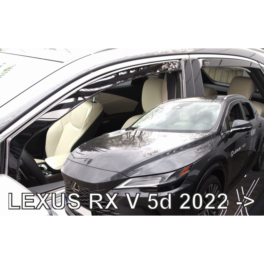 LEXUS RX V 5D 2022+​ ΣΕΤ ΑΝΕΜΟΘΡΑΥΣΤΕΣ ΑΥΤΟΚΙΝΗΤΟΥ ΑΠΟ ΕΥΚΑΜΠΤΟ ΦΙΜΕ ΠΛΑΣΤΙΚΟ HEKO - 4 ΤΕΜ. Ανεμοθραύστες Αυτοκινήτου-Van Αξεσουαρ Αυτοκινητου - ctd.gr