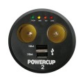 Αντάπτορας Ανατπήρα PowerCup 2  Αντάπτορες Αναπτήρα με USB Αξεσουαρ Αυτοκινητου - ctd.gr
