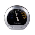 Θερμόμετρο - Χρώμα Αλουμινίου Ρολόγια - Θερμόμετρα - Πυξίδες Αξεσουαρ Αυτοκινητου - ctd.gr