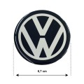 VW ΑΥΤΟΚΟΛΛΗΤΑ ΖΑΝΤΩΝ 6,7cm ΜΑΥΡΟ/ΧΡΩΜΙΟ ΜΕ ΕΠΙΚΑΛΥΨΗ ΣΜΑΛΤΟΥ - 4 ΤΕΜ. Αυτοκόλλητα -Τάπες Ζαντών Αξεσουαρ Αυτοκινητου - ctd.gr