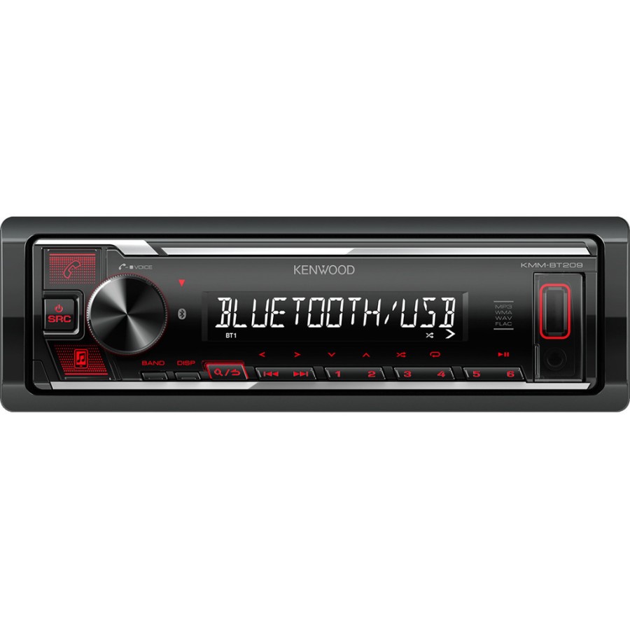 KENWOOD KMM-BT209 Digital Media Receiver USB/AUX/Bluetooth technology for hands-free phone calls & music streaming - 1 τεμ. Πηγές Ήχου Αξεσουαρ Αυτοκινητου - ctd.gr