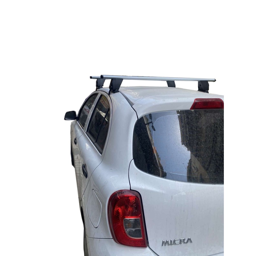 Μπάρες για Μπαγκαζιέρα - Kit Μπάρες οροφής Αλουμινίου DELTA ΜΕΝΑΒΟ - Πόδια για NISSAN MICRA K13 2010-2017 2 τεμάχια Ολοκληρωμένα Κιτ με Μπάρες Οροφής  Αξεσουαρ Αυτοκινητου - ctd.gr