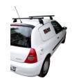 Mπαρες Oροφης Kιτ - Μπάρες για Μπαγκαζιέρα - Kit Μπάρες Οροφής Σιδήρου MENABO - Πόδια για Renault Clio 3D 2005-2012 2 τεμάχια