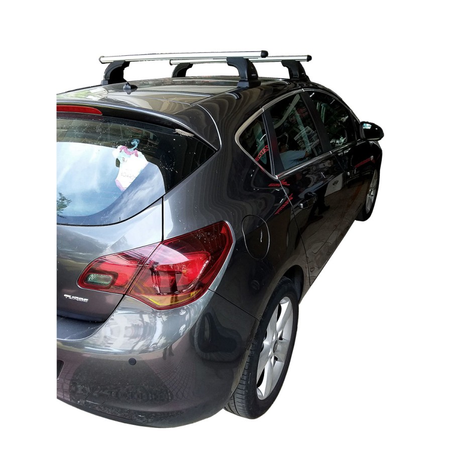 Μπαρες για Μπαγκαζιερα - Kit Μπάρες Οροφής Αλουμινίου Nordrive - Πόδια για Opel Astra J 2011-2015 2 τεμάχια