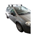 Μπαρες για Μπαγκαζιερα - kit Μπάρες οροφής Αλουμινίου K39 - Πόδια για Fiat Grande Punto 5D 2005-2012 2 τεμάχια