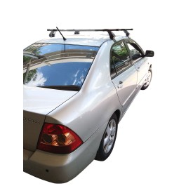 Μπαρες για Μπαγκαζιερα - Kit Μπάρες οροφής Σιδήρου HERMES - Πόδια για Toyota Corolla sedan 2002-2007 2 τεμάχια