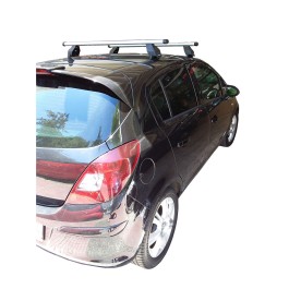 Μπαρες για Μπαγκαζιερα - Kit Μπάρες οροφής Αλουμινίου - Πόδια Menabo για Opel Corsa D 2006-2014 2 τεμάχια