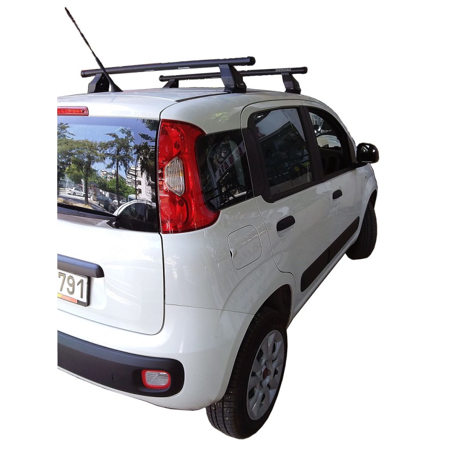 Μπαρες για Μπαγκαζιερα - Kit Μπάρες οροφής Σιδήρου - Πόδια MENABO για Fiat Panda 2015+ 2 τεμάχια