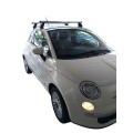 Μπαρες για Μπαγκαζιερα - Kit Μπάρες οροφής Αλουμινίου - Πόδια MENABO για Fiat 500 2007+ 2 τεμάχια