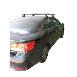 Μπαρες για Μπαγκαζιερα - Kit Μπάρες οροφής Σιδήρου MENABO - Πόδια για Toyota Avensis 4D 2009+ 2 τεμάχια