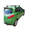 Μπαρες για Μπαγκαζιερα - Kit Μπάρες οροφής Σιδήρου - Πόδια MENABO για Mazda 2 2007-2009 2 τεμάχια