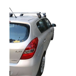 Μπαρες για Μπαγκαζιερα - Kit Μπάρες οροφής Αλουμινίου K39 - Πόδια για Hyundai I20 2008-2014 2 τεμάχια