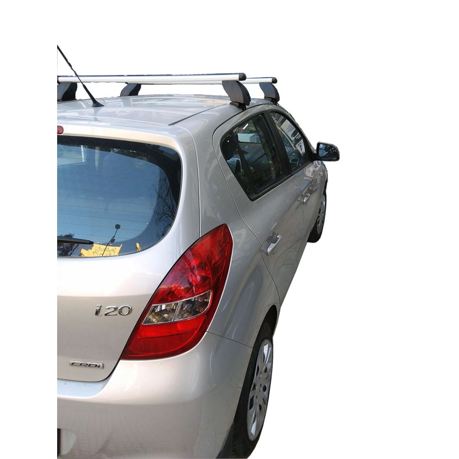 Μπαρες για Μπαγκαζιερα - Kit Μπάρες οροφής Αλουμινίου K39 - Πόδια για Hyundai I20 2008-2014 2 τεμάχια