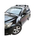 Μπαρες για Μπαγκαζιερα - Kit Μπάρες οροφής MENABO Αλουμινίου μαύρες - Πόδια για Toyota Rav4 2006-2013 2 τεμάχια