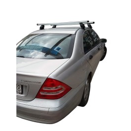 Μπαρες για Μπαγκαζιερα - Kit Μπάρες οροφής Αλουμινίου Menabo - Πόδια για Mercedes Classe C W203 4d sedan 2001-2007 2 τεμάχια