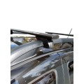 Μπαρες για Μπαγκαζιερα - Kit Μπάρες οροφής MENABO Αλουμινίου μαύρες - Πόδια για Dacia Duster 2018+ 2 τεμάχια
