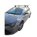 Μπαρες για Μπαγκαζιερα - Kit Μπάρες οροφής Αλουμινίου MENABO - Πόδια για Toyota Corolla 5d 2018+ 2 τεμάχια