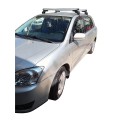 Μπάρες για Μπαγκαζιέρα - Kit Μπάρες Οροφής Αλουμινίου Hermes - Πόδια για Toyota Corolla 5D 2002-2007 2 τεμάχια