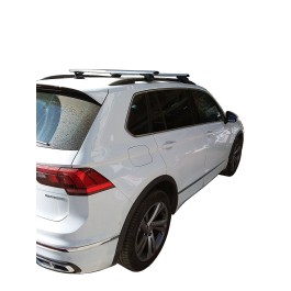 Μπαρες για Μπαγκαζιερα - kit Μπάρες οροφής Αλουμινίου Silenzio Nordrive - Πόδια για Volkswagen Tiguan 2020+ 2 τεμάχια