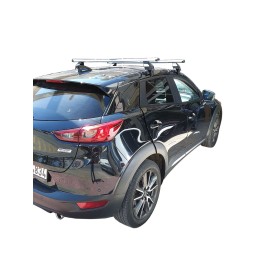Μπαρες για Μπαγκαζιερα - Kit Μπάρες οροφής Αλουμινίου MENABO - Πόδια για Mazda CX-3 2015+ 2 τεμάχια
