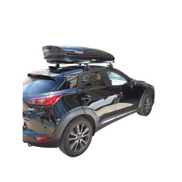 Μπάρες για Μπαγκαζιέρα - Kit Μπάρες οροφής Αλουμινίου Menabo - Πόδια - Μπαγκαζιέρα Menabo MANIA 460lt για Mazda CX-3 2015+ 3 τεμάχια