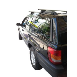 Μπαρες για Μπαγκαζιερα - Kit Μπάρες οροφής Αλουμινίου Nordrive - Πόδια για Jeep Grand Cherokee 1999-2005 & 2005-2010 2 τεμάχια
