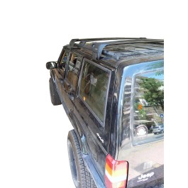 Μπαρες για Μπαγκαζιερα - Kit Μπάρες οροφής Αλουμινίου Yakima / Whispbar - Πόδια για Jeep Cherokee 2001-2008 (με παράλληλες μπάρες - πιάσιμο στο νεροχύτη) 2 τεμάχια